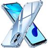 iVoler Cover per Motorola Moto G53 5G, Custodia Trasparente per Assorbimento degli Urti con Paraurti in TPU Morbido, Sottile Morbida in Silicone TPU Protettiva Case