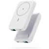 iPosible Power Bank per Magsafe 10800mAh, Powerbank Magnetico Wireless USB-C PD 22,5W Caricatore Portatile Ricarica Rapida con Supporto Pieghevole e LCD Display per iPhone 16/15/14/13/12 Pro/Pro Max/Mini/Plus