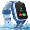 AstraMinds 4G Smartwatch Bambini GPS Telefono - Impermeabile IP67, Orologio Bambino per Chiamate con WiFi, Videochiamate, SOS, Sveglia, Kids Smart Watch Intelligente per Bimbin 3-12 Anni, Blu