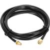 GTIWUNG Cavo Prolunga Antenna RG58 Extension Cable RP SMA 10m, RP-SMA Connettore Antenna, 10M Câble Coaxial RG58 Mâle à Femelle Wifi Cavo di Prolunga