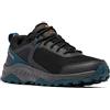 Columbia TRAILSTORM ASCEND WATERPROOF Scarpe Da Trekking Basse impermeabili Uomo, Nero (Black x Night Wave), 44 EU