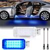 POPMOTORZ LED Luce Portiera Auto, 2 Pezzi LED Luci Portiere Canbus Sesign Senza Errori 2835 SMD per Audi A2/A38P/A4 B5/B6/B7/B8/A5 S5/A6 C5/C6 A7 5D/A8 4D/RS4/RS6/TT/TTS, Blu