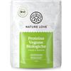 NATURE LOVE® Proteine vegane bio in polvere cacao e banana - 1 kg - multicomponente - proteine senza edulcoranti - da semi di zucca e girasole - 8 amminoacidi essenziali - proteine vegane in polvere