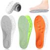 BINYI Solette Scarpe Soletta in Memory Foam Plantare Piede Piatto 3 Paia Suole Scarpe Ortopediche Per Uomo Donna Solette Ortopedico Traspiranti Ammortizzanti per Camminare e Correre (41-42 EU 265mm)