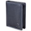 Matador Marca Portafoglio Uomo in Pelle #VIGO con Elegante Scatola Regalo, Lusso Portafoglio Protezione RFID, Grande Uomo Portafoglio con Molti Scomparti per Carte in Blu Navy