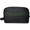 Silver Street London Walter - Beauty case da uomo, in pelle di alta qualità, borsa da viaggio, trousse per trucchi e rasatura, con fodera impermeabile e tasche interne, Verde bottiglia, L, Beauty case