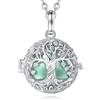 EUDORA Harmony Ball Bola Gravidanza per Donne Mamma, Ciondolo Albero della Vita Carillon Musicale Palla Bola Chiamata Angelo Regalo Gioielli, 45+30