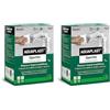 AGUAPLAST Operlite stucco risanante contro umidità e salnitro, 1kg - Stucco, intonaco colore grigio chiaro (Confezione da 2)