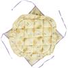 SaRani Cuscini per sedie Cucina 6 PEZZI Coprisedia Universali Lacci Con Alette e Volant Imbottiti Trapuntati Lavabile (Fiori Giallo)
