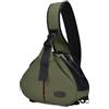 DFJOENVLDKHFE Borsa for fotocamera reflex, zaino fotografico portatile da esterno, zaino impermeabile e traspirante for uomini e donne(Small Green)