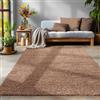 SIMPEX Tappeto pelo lungo, Unicolor - Monocroma, Tappeto Marrone, 100 x 200 cm, Tappeti in stile moderno, Tappeto soggiorno