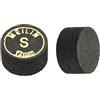 PATIKIL 12mm Biliardo Stecca Punte, 2pz Morbido Multiplo Strato Biliardo Biliardo Stecca Punte Laminato Colla Snooker Stecca Punta Biliardo Accessori, Nero