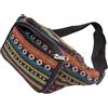 SJG Marsupio in stile etnico, per uomini, donne, bambini, impermeabile, per viaggi, festival, escursioni, passeggiate, corsa, sport all'aria aperta, Multicolore - 2, Taglia unica, Marsupio Bunbag