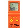 TAQY Retrò Blocca la console di gioco Giochi multipli Livello/velocità regolabile Consolle portatile Gioco di mattoni Gioco di puzzle Giocattoli elettronici Bambini/amici/regali di festa (Orange)