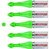 edding Marxman 8870 Marxman - 5 pennarelli - verde neon - marcatura di fori - fino a 50 mm di profondità - colore gesso fluorescente