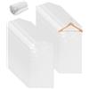 Toaren 50 Pezzi Copriabiti Antipolvere Trasparenti 60x120cm Sacchetti Porta Abiti Trasparenti,Buste Copriabiti Armadio,Copri Abiti Antipolvere Plastica,Copertura Vestiti per Abiti,Camicie,Giacche