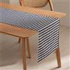 GAMUSI Runner da tavolo rettangolare antimacchia impermeabile Vichy a quadri, 45 x 170 cm, tessuto di cotone traspirante e morbido, colore blu