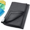 ELEXACLEAN Panno asciugatutto microfibra, panno a nido d'ape premium (2 pezzi, 60x40 cm, antracite) molto morbido per auto, vetro, cucina, stoviglie e bagno