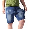 WOXIHUAN Pantaloncini Cargo Da Uomo In Denim Bermuda Pantaloncini Uomo Jeans Taglie Forti Pantaloni Slim Fit Elasticizzati Shorts Pantaloncini Ragazzo Denim Tasconi Casual Oversize Bermuda Cargo Uomini Lavoro