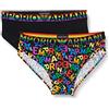 Emporio Armani 2-Pack Brief Logo Slip, EA Rainbow col/Black, S Uomo