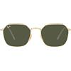 Ray-Ban 0RB3694 Occhiali, Oro/Verde, 53 Uomo