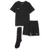 Nike LK NK Dry Park Kit Set K Tuta da Calcio, Unisex Bambini, Nero/Nero/Bianco, XS