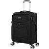 it luggage Intrepid - Trolley espandibile a 8 ruote con chiusura TSA, 55,9 cm, Nero, 22, Intrepid - Spinner espandibile a 8 ruote con chiusura TSA, 55,9 cm