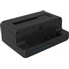 Icybox Docking/Clone Station SSD/HDD Icybox IB-2914MSCL-C31 M.2 NVMe/SATA da 2.5/3.5 a Usb 3.2 Gen2 Nero [IB-2914MSCL-C31]