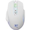 WHITE SHARK Mouse White Shark Gareth Ottico Gaming LED RGB Usb Ambidestro 6400dpi Bianco [GARETH-W]