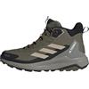 adidas Terrex Anylander Mid Rain.RDY Hiking Shoes, Scarpe Calcio Uomo, Olive Strata/Wonder Beige/Core Black, 47 1/3 EU