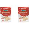 Loacker Winter Edition Quadratini Cannella, Cialde di Wafer Farcite di Deliziosa Crema arricchita dalla Cannella, Snack Dolci, 250 g (Confezione da 2)