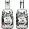 Roner Z44 Gin Roner, 700 ml (Confezione da 2)