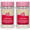 FunCakes Vanillin Sugar: zucchero al gusto di vaniglia, utilizzare in pastella o impasto, cospargere su frutta fresca, 250 g. (Confezione da 2)