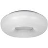 LEDVANCE Applique e plafoniera LED intelligente per interni con tecnologia WiFi, colore della luce variabile (3000K-6500K), bianco, 400mm, compatibile con Google e Alexa, SMART+ WIFI ORBIS DONUT