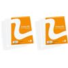 BM BeMore - Carta Protocollo A4 (21cm x 29,7cm), 0108336 - Rigatura Q, Quadretti 5mm con Margini - 60 g/mq - Blister da 200 Fogli (Confezione da 2)