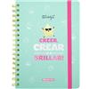 Mr. Wonderful - Agenda settimanale Wonder 2025, creare, creare e brillare. Include 8 fogli di adesivi e blocco note adesive con forme