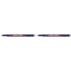 Edding pennarello 1800 profipen 0.1, circa 0,25 mm, colore Nero in Blister (Confezione da 2)