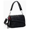 Desigual Accessories Pu Hand Bag, Accessori in Poliuretano Donna, Nero, Taglia Unica