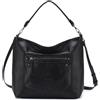 VASCHY Borsa Donna,Borsa Tracolla Donna Borse Donna Pelle Borsa Tote Donna Borsa a Mano Borsetta Donna Elegante Borsa a Spalla Per Scuola Lavoro Shopping Viaggo Università Nero