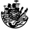 Instant Karma Clocks | Orologio Da Parete | Bassista | Chitarra | Strumenti Musicali | Musicista | Amante della Musica | Batteria | Rock Metal Punk | Idea Regalo