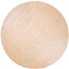 Rayher Piastra per orologio in legno, rotonda, diametro 25 cm, spessore piastra 6 mm, foro ø 7,6 mm, certificato FSC, disco in legno, disco in legno, parabrezza, orologio fai da te, in legno, 69239505
