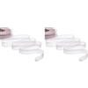 Furlanis Velo Organza, Nastro Decorativo, Tessuto Italiano-Rosa Cipria, 15 mm x 50 m (Confezione da 2)