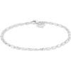 Echtzeit Bracciale EJ-0011-B-21 argento 925, 185 mm, Argento, Nessuna pietra preziosa