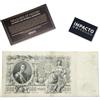 IMPACTO COLECCIONABLES | La Banconota Antica Più Grande della Russia - 500 Rubli (1912) | Con l'Immagine di Pietro il Grande (27,5 x 19 cm) | Include Certificato di Autenticità