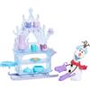 Mattel Disney Frozen - Dolce Slitta di Olaf, playset con personaggio Olaf, carretto dei gelati, cibo e accessori inclusi, ispirato a Frozen: Festa d'Inverno, giocattolo per bambini, 3+ anni, JBG55