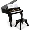 Small Foot Pianoforte a Coda in Legno, Pianoforte a Coda elettronico con Sgabello, per Bambini dai 3 Anni, 12622