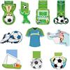 O-Kinee Segnalibri Magnetici, Segnalibro Calcio Bambini, 10 Pezzi Segnalibri Magnetiche Set, Gadget Compleanno Calcio per bambini, ragazzi, ragazze, tifosi