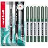 Uni-Ball Eye Micro UB-150 - Penna a inchiostro gel con punta micro da 0,5 mm - In confezione regalo (confezione da 6, verde)