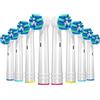 REDTRON Cross Action Testine Spazzolino Elettrico per Oral B, Ricambi Testine di Ricambio per Oral B, Testine per Spazzolini adatte alla serie Professional Care Vitality Pro Smart Genius