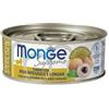 Generic MONGE UMIDO PER GATTI SUPREME Sterilised Tonno con Riso Integrale e Longan 6 SCATOLETTE DA 80 Gr